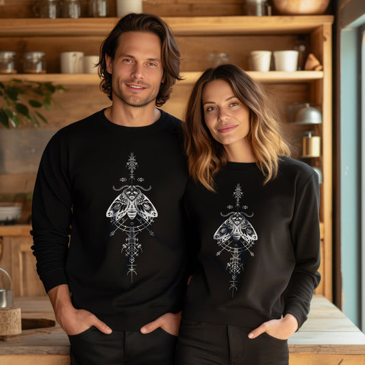 Mystical Butterfly Sweatshirt, Butterfly Sweatshirt, Mystical Sweatshirt, Boho Celestial Hoodie, Spiritual Sweatshirt, Witch Deck Hoodie