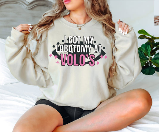 Getting a Lobotomy from Volo Sweatshirt, Spellcaster Sweatshirt,Funny Meme Sweatshirt,Sarcastic Sweatshirt, Fantasy Sweatshirt, Funny Hoodie