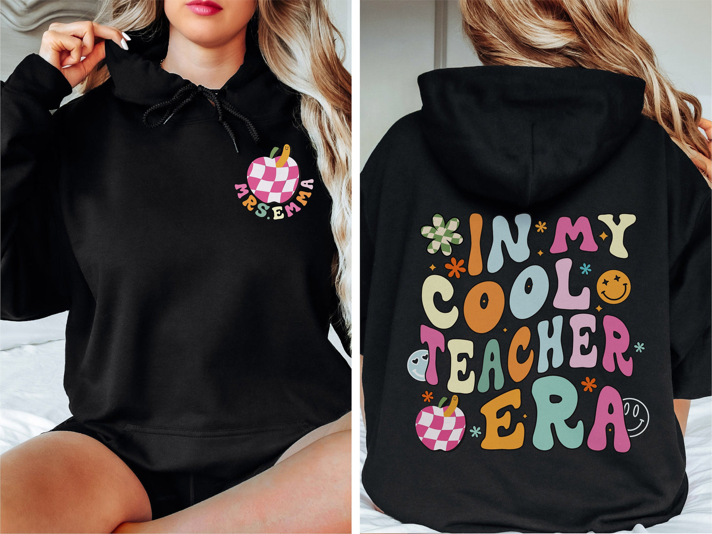 In My Cool Teacher Era Sweatshirt,  Teacher Era Hoodie,Back to School Hoodie,Teacher Appreciation Gift, Custom Gift, Teacher Sweatshirt