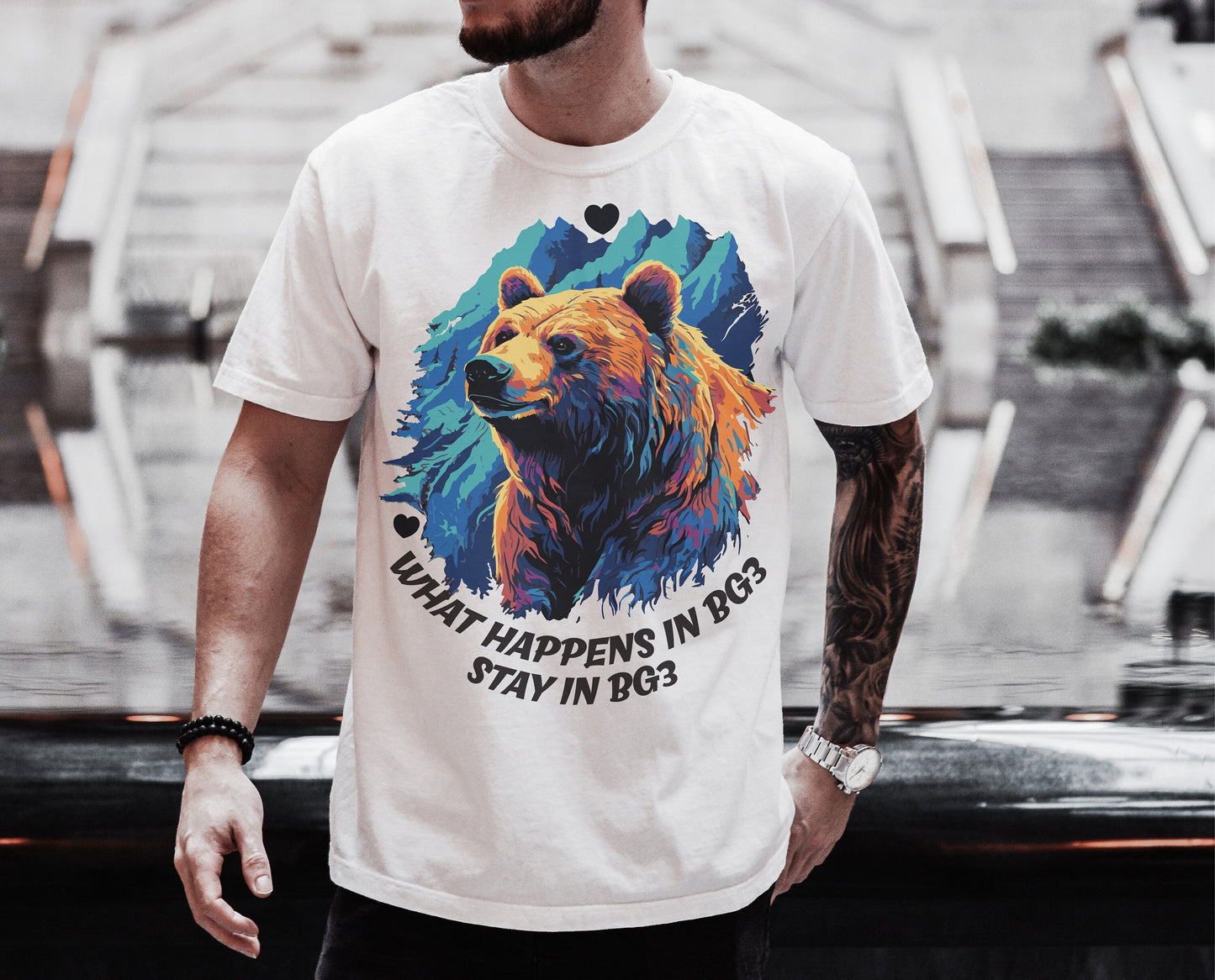 What Happens in BG3, Stay İn BG3, Bear Shirt, Mama Bear Shirt, Bear Gift, Funny Men Shirt, Funny Shirt, Gift For Men, Gift For Her