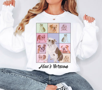 Custom Pet Portrait Sweat, Custom Dog Sweat, Custom Cat Portrait Sweat, Dog Photo Hoodie, Custom Dog Mom Sweat, Funny Dog, Taylors Version