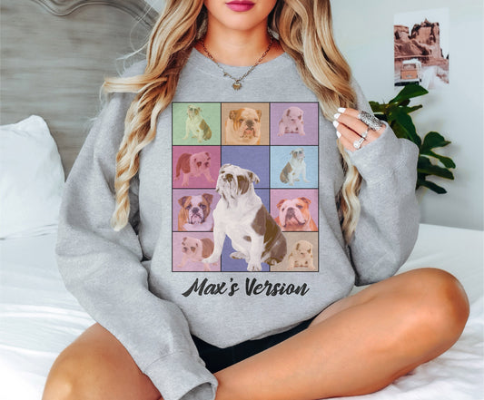 Custom Pet Portrait Sweat, Custom Dog Sweat, Custom Cat Portrait Sweat, Dog Photo Hoodie, Custom Dog Mom Sweat, Funny Dog, Taylors Version
