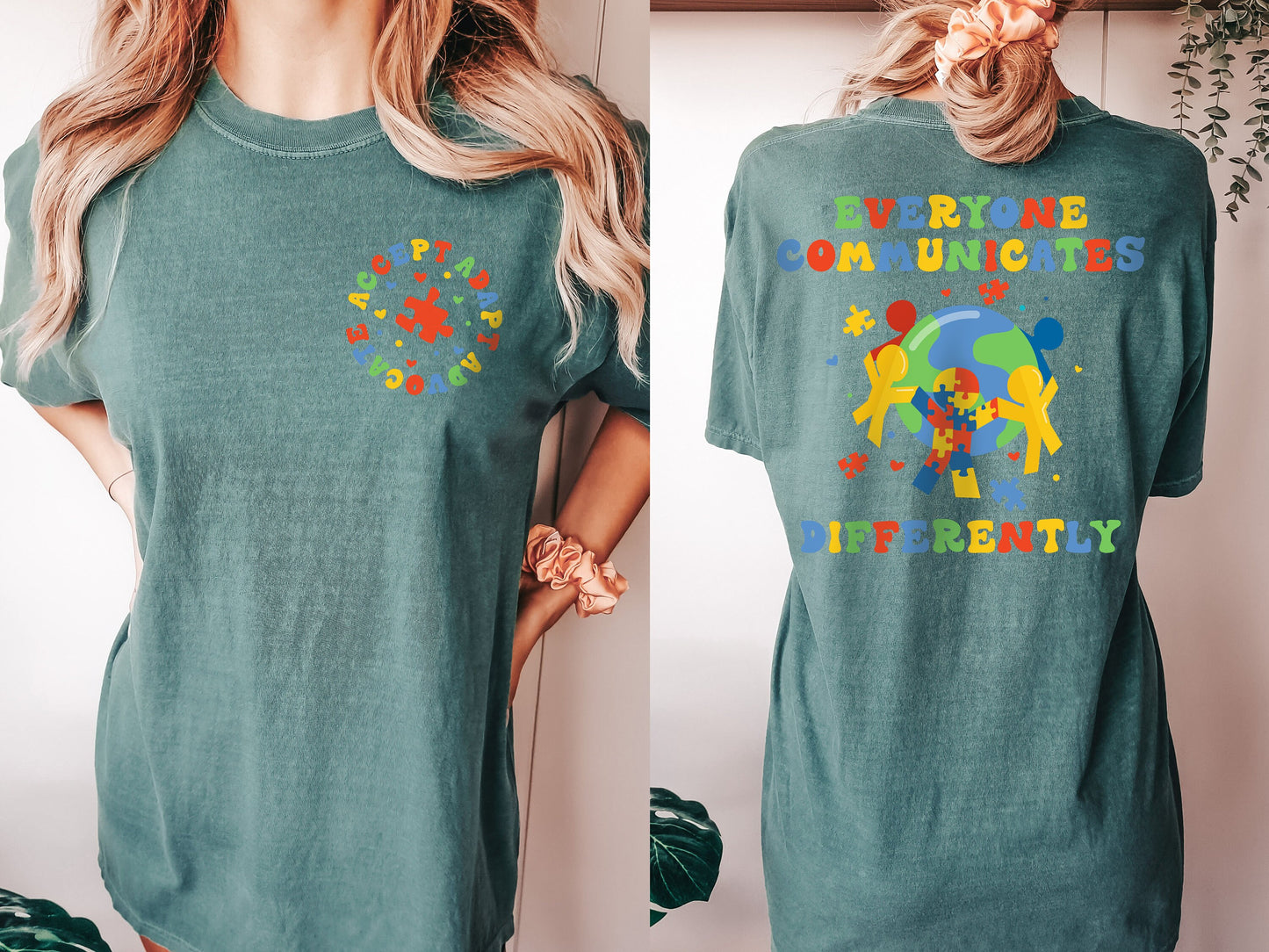 Everyone Communicates Differently Shirt,  Behavior Analyst Shirt, Autism Awareness, Sped Teacher Shirt, Disability Awareness, Autism Shirt