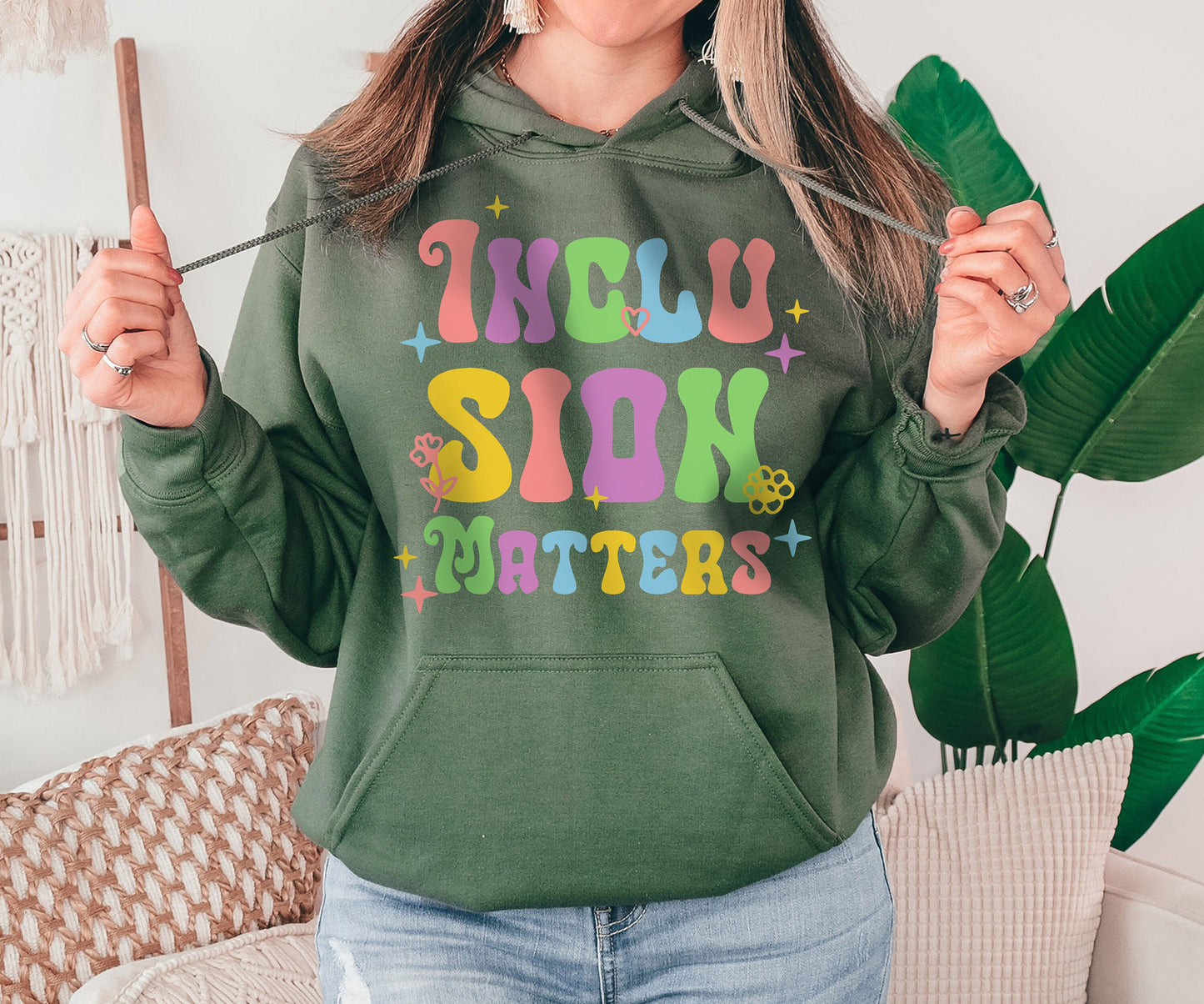 Inclusion Matters Sweatshirt, Special Education Hoodie, Mindfulness Hoodie, Autism Awareness, Equality Hoodie, Neurodiversity Sweatshirt