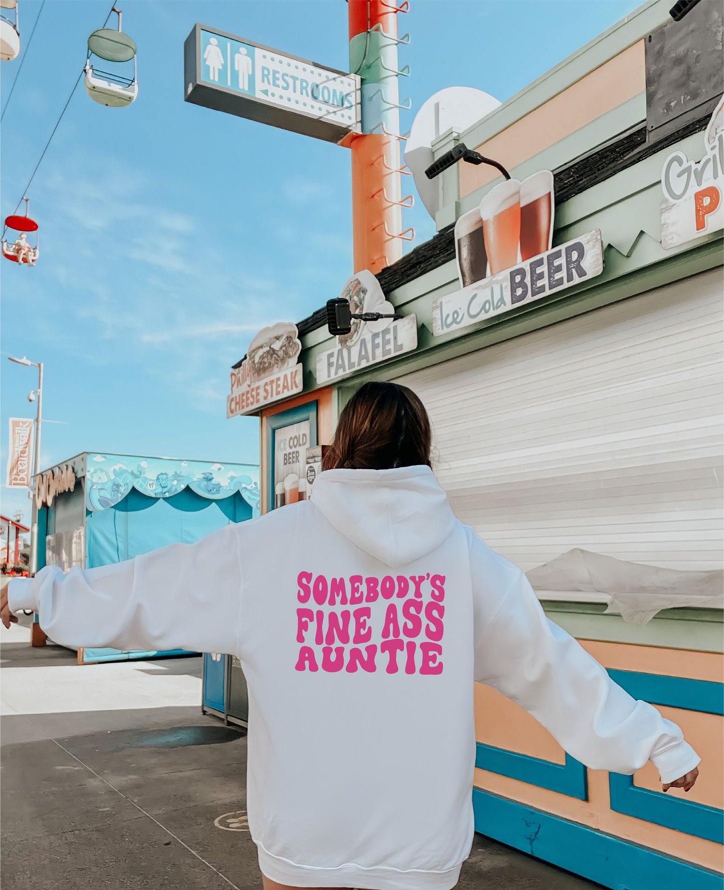 Somebody's Fine Ass Auntie Sweatshirt, Aunt Sweatshirt,Auntie Gift Hoodie,Gift for Aunt, Cool Aunt Hoodie,Mothers Day Gift,Auntie Sweatshirt