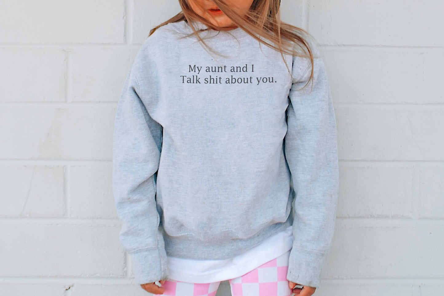 My Aunt and I Talk Shit About You Sweatshirt, Aunt Gift, Favorite Aunt Sweatshirt, Cool Aunt Hoodie, Aunt Sweatshirt, Funny Niece Hoodie,