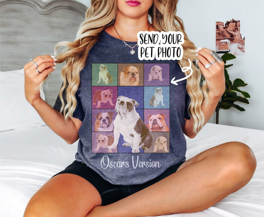 Custom Pet Portrait Shirt, Custom Dog Mom Shirt, Funny Dog, Taylors Version, Custom Dog Shirt, Custom Cat Portrait Shirt, Dog Photo Shirt
