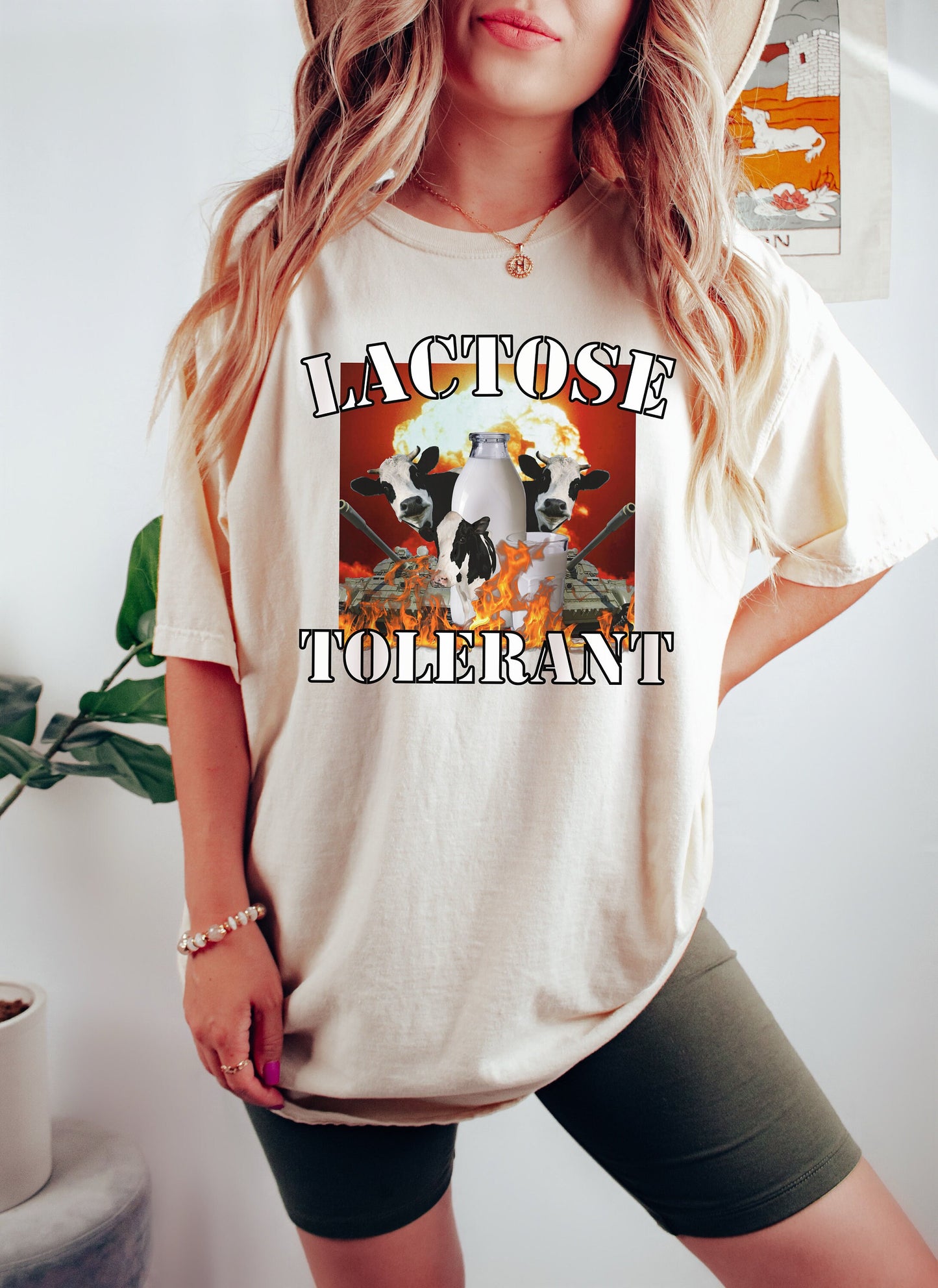 Lactose Tolerant Tshirt, Weird Shirt, Sarcastic Shirt, Ironic Shirt, Meme Shirt, Funny Gift, Funny Meme Shirt, Oddly Specific Shirt