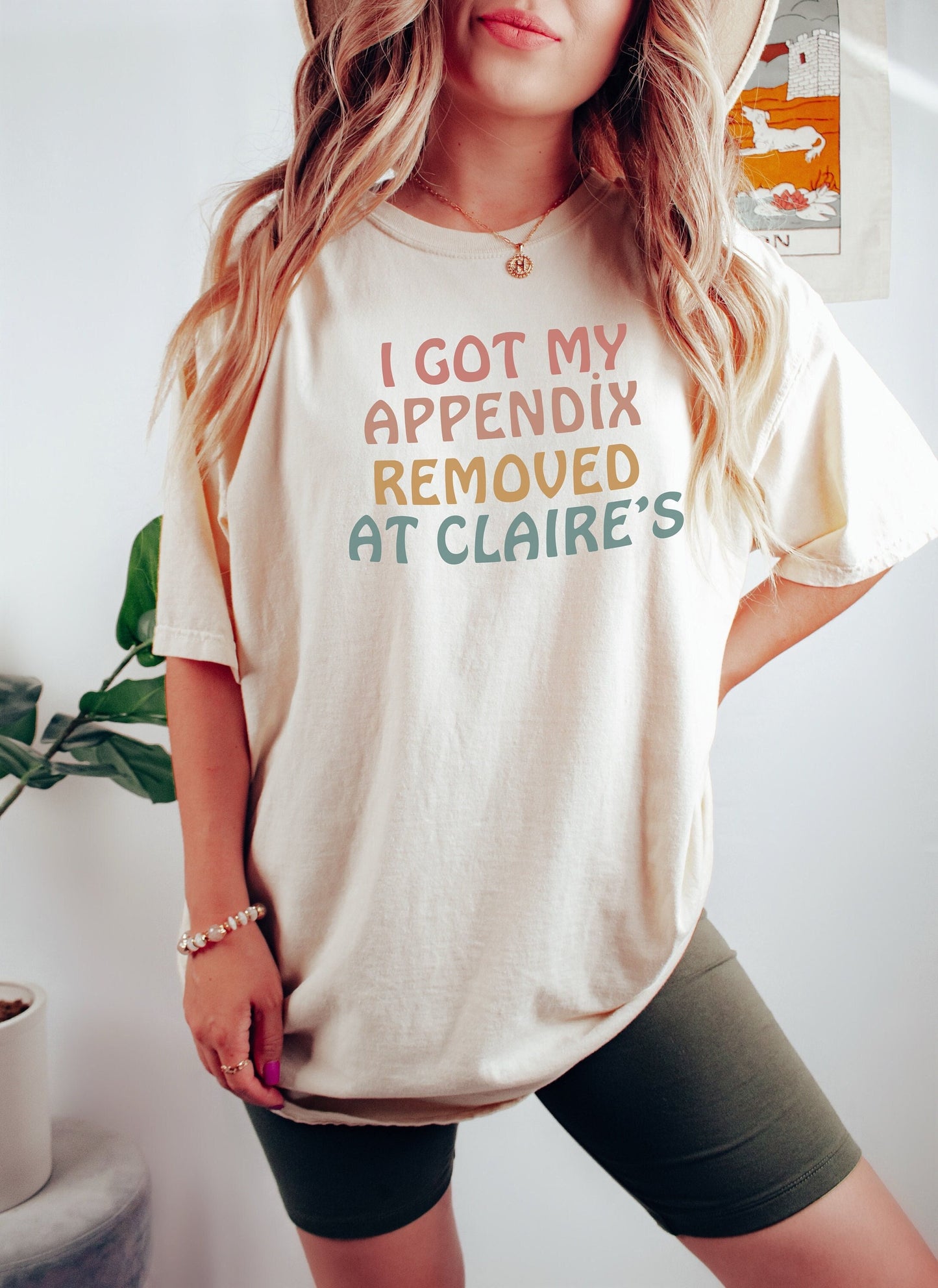 I Got My Appendix Tshirt, Cool Shirt,Gift for Her,Funny Meme Shirt, TikTok Trending Shirt, Meme Shirt, Funny Quote Shirt,Funny Sayings Shirt
