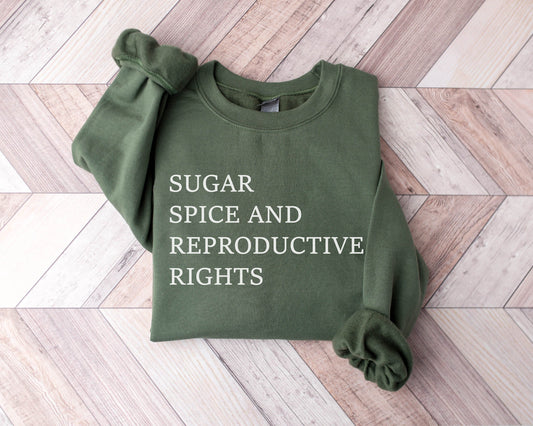 Pumpkin Spice and Reproductive Rights Sweatshirt, Social Justice Sweatshirt, Human Rights Sweatshirt, Feminist Sweatshirt, Feminist Hoodie