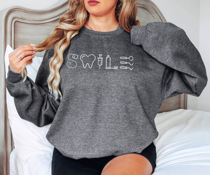 Dental Sweatshirt, Dental Assistant Sweatshirt, Dentist Gift, Dentist Sweatshirt, Dental Hoodie, Dental Hygienist Gift, Dental Student Gift