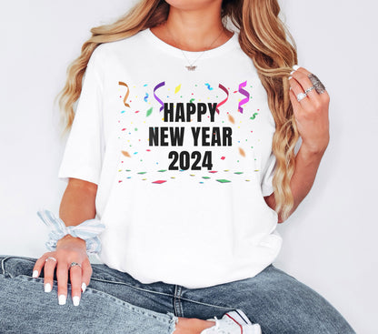 Happy New Year Shirt, Happy New Year 2024, Girls New Year Trip Shirt, 2024 Holiday Shirt, 2024 Shirt, 2024 Tee, New Year Party Shirt
