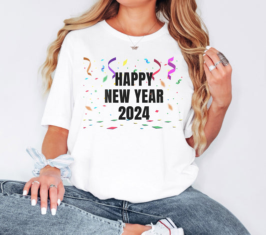 Happy New Year Shirt, Happy New Year 2024, Girls New Year Trip Shirt, 2024 Holiday Shirt, 2024 Shirt, 2024 Tee, New Year Party Shirt