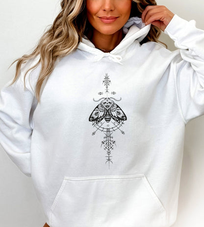 Mystical Butterfly Sweatshirt, Butterfly Sweatshirt, Mystical Sweatshirt, Boho Celestial Hoodie, Spiritual Sweatshirt, Witch Deck Hoodie