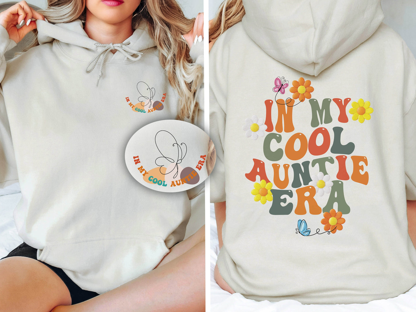 In My Cool Auntie Era Sweatshirt, Aunt Gifts, Gift for Mom, Cool Aunt Sweatshirt, Auntie Sweatshirt, Auntie Gift,New Aunt Gift,Auntie Hoodie