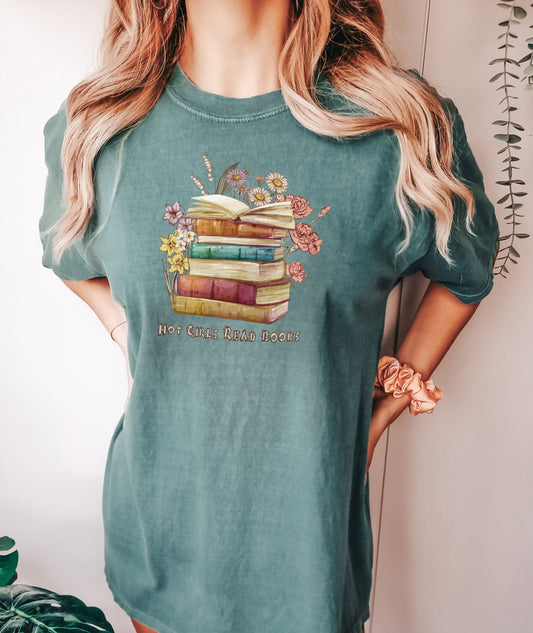 Hot Girls Read Books Tshirt, Reading Shirt, Girlfriend Gift, Love Reading, Book Lover Shirt, Bookish Shirt, Book Lover Gift, Book Hoodie