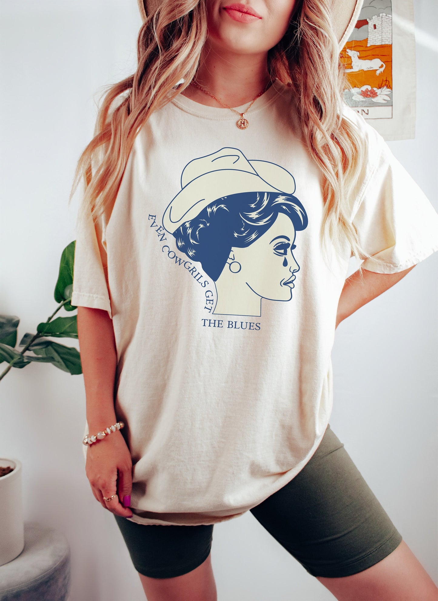 Even Cowgirls Get The Blues Tshirt, Cowgirl Shirt,  Cowgirl Shirt,  Western Shirt, Cowgirl Gift, Western Shirt,Cowgirl T shirt