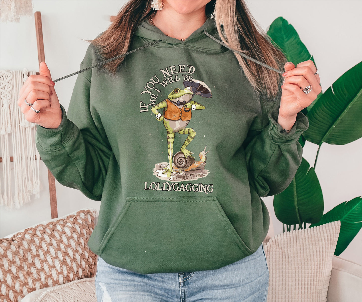 If You Need Me I Will Be Lallygagging Sweatshirt, Japanese Frog Sweatshirt,  Sweatshirt, Frog Hoodie, Frog Lover Gift,Frog Sweatshirt