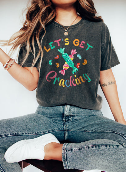 Let's Get Cracking Tshirt, Nutcracker Shirt, Santa Shirt, New Year Tee, Christmas Gifts,  Christmas Shirt, Christmas Shirt