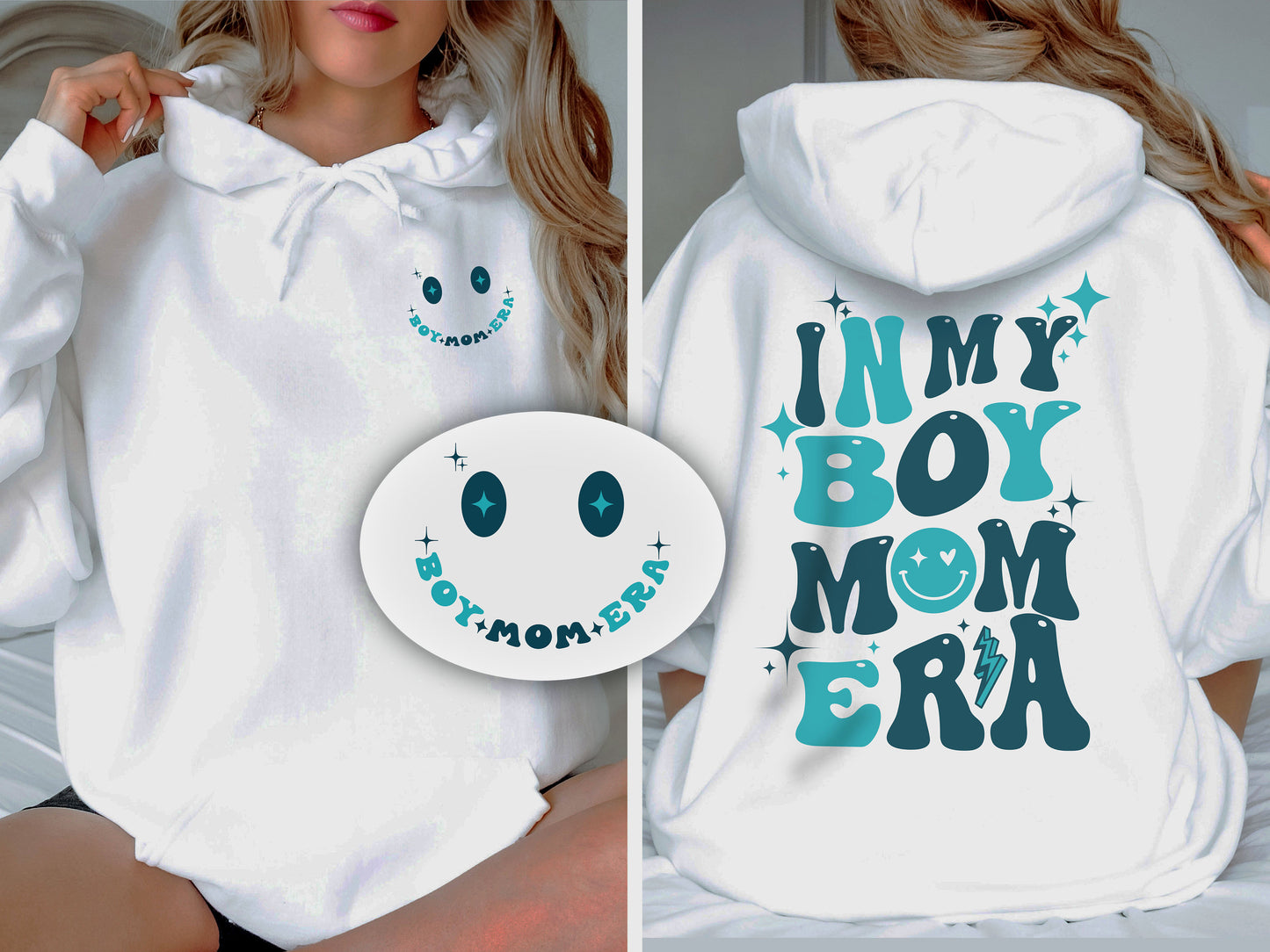 In My Boy Mom Era Sweatshirt, Boy Mom Hoodie,Mothers Day Gift, Mom Gifts, Christmas Gift,Mom Sweatshirt, Christmas Sweatshirt, Gift for Mom