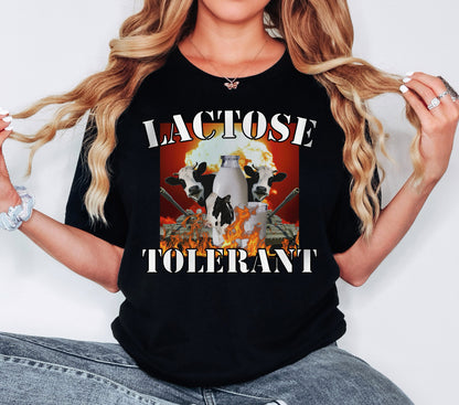 Lactose Tolerant Tshirt, Funny Meme Shirt, Oddly Specific Shirt, Weird Shirt, Sarcastic Shirt, Ironic Shirt, Meme Shirt, Funny Gift