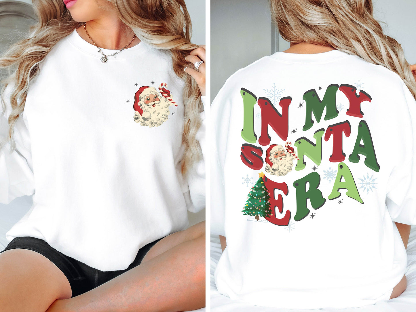 In My Santa Era Sweatshirt,Cute Christmas Hoodie, Santa Hoodie,Christmas Sweatshirt, Holiday Sweatshirt,Christmas Gift,Santa Sweatshirt