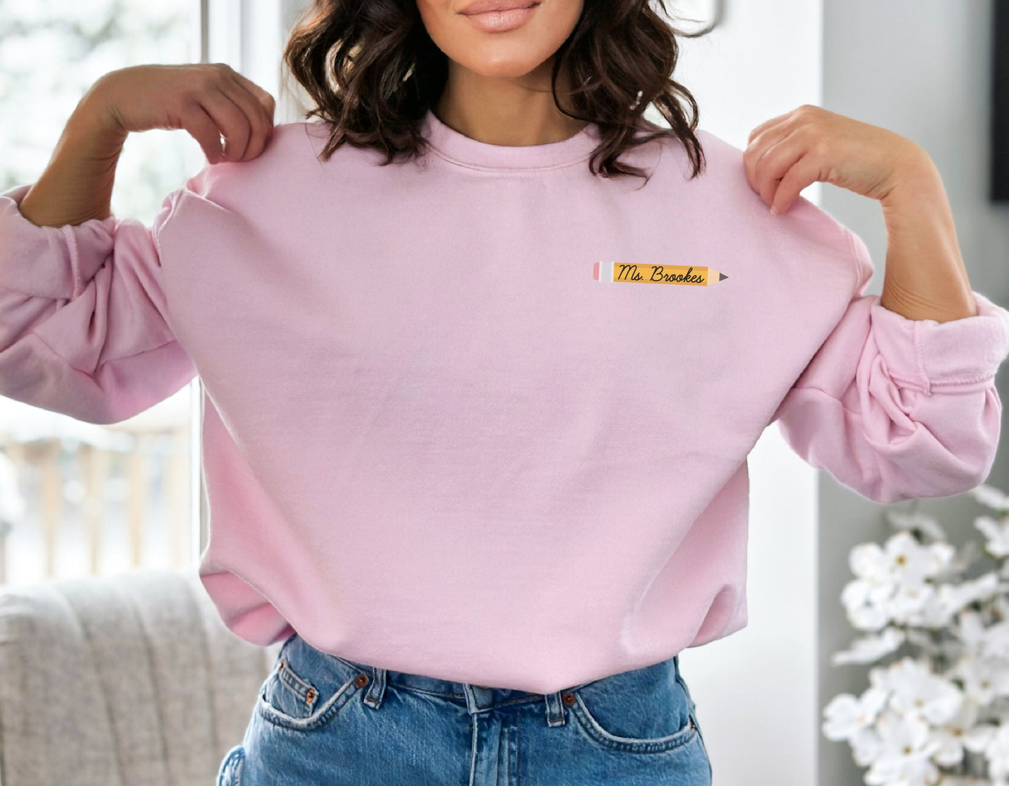 Custom Teacher Sweatshirt, Teacher Sweatshirt, Personalize Gifts, Teachers Day Gift, Custom Sweatshirt, Teacher Gift, Custom Mrs Hoodie