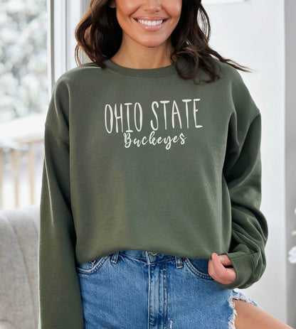 Custom State Name Sweatshirt, Custom State Sweatshirt,School Sweatshirt,Personalized State Hoodie, Team Sweatshirt, Custom Gift,Gift for Her