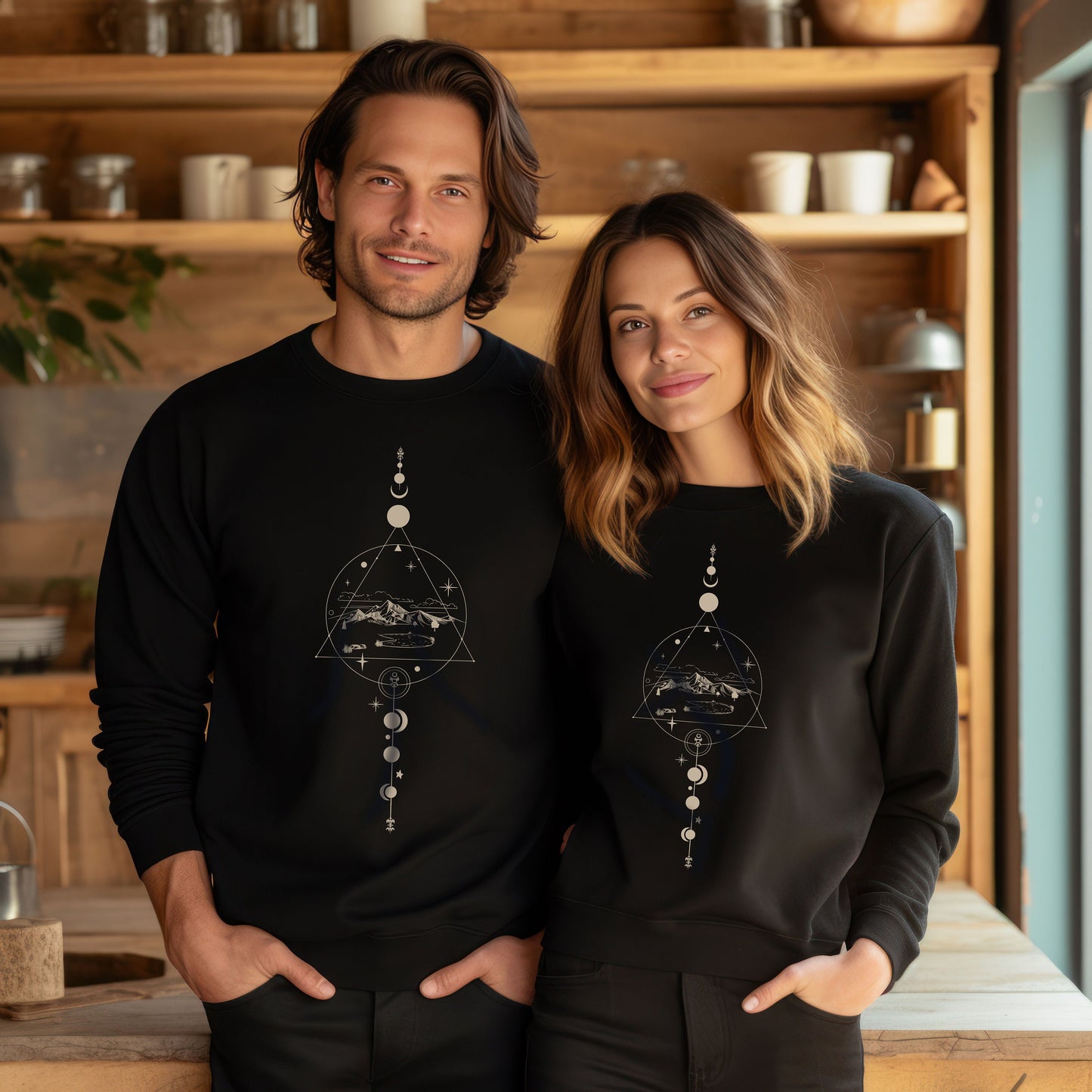Mystic Sweatsshirt, Astronomy Sweats, Astrology Lover Hoodie, Celestial Sweatshirt,Moon Phase Sweatshirt, Boho Hoodie,Mystic Moon Sweatshirt