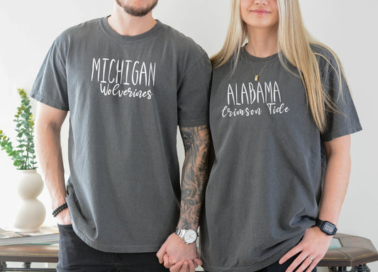 Custom State Name Tshirt, Custom State Shirt,School Shirt,Personalized State Shirt, Team Shirt, Custom Gift, Gift for Her, Gift for Him