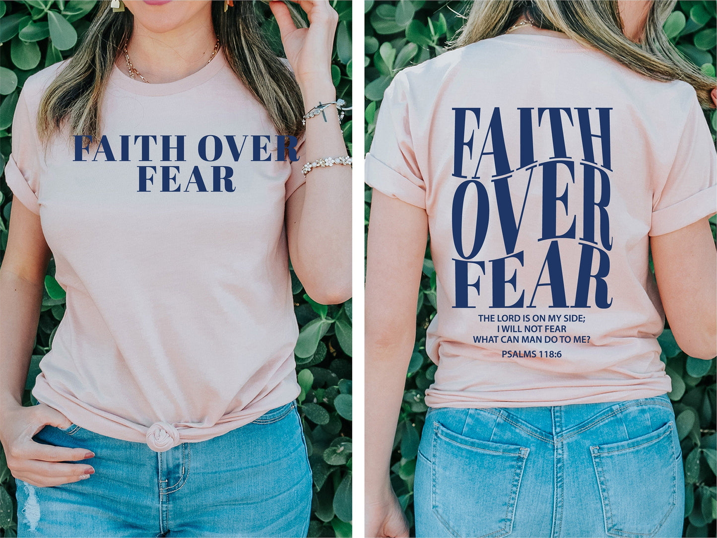 Faith Over Fear Tshirt ,Christian Shirt, Jesus Shirt, Christian Tshirt, Religion Shirt, Bible Verse Shirt, Jesus Lover Shirt, Christian Gift