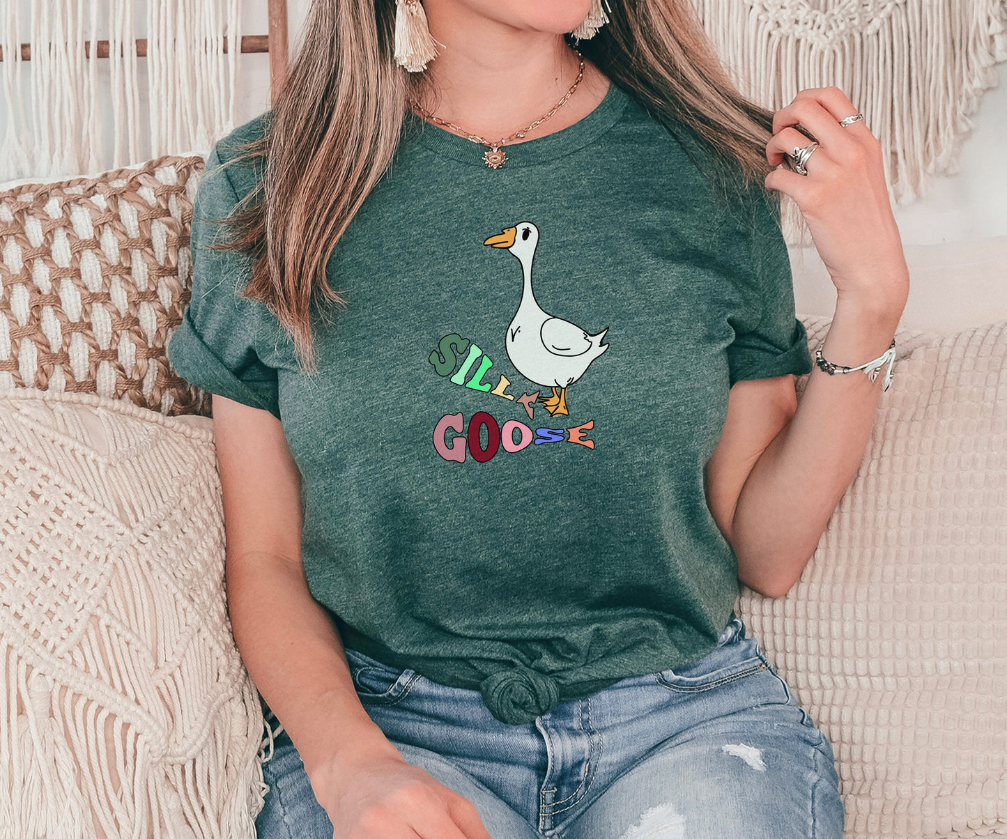 Silly Goose Tshirt, Funny Shirt, Goose Shirt, Silly Goose Shirt, Gift for Her, Funny Goose Shirt, Gift for Him, Goose Tee, Silly Goose Tee