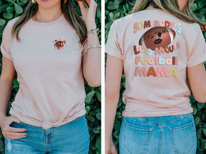 Somebodys Loud Mouth Mama Tshirt, Baseball Mom Shirt, Mothers Day Gift, Mama Shirt, Baseball Mom Gift, Sport Shirt, Gift for Her, Mom Life