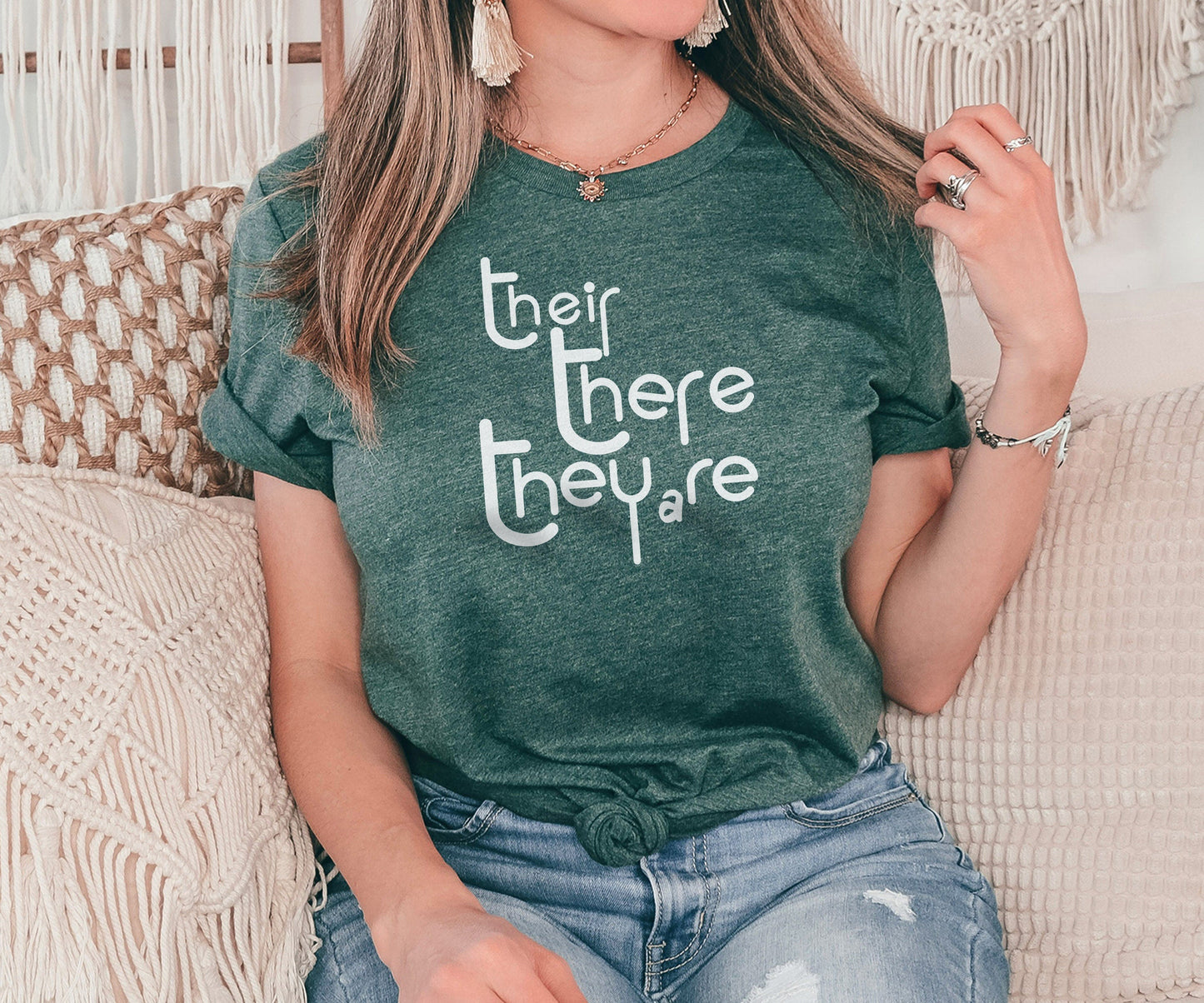 Their There They are Tshirt, Grammar Teacher Shirt, Grammar Shirt, English Teacher Shirt, Teacher Shirt, Teacher Gift, Gift for Teacher