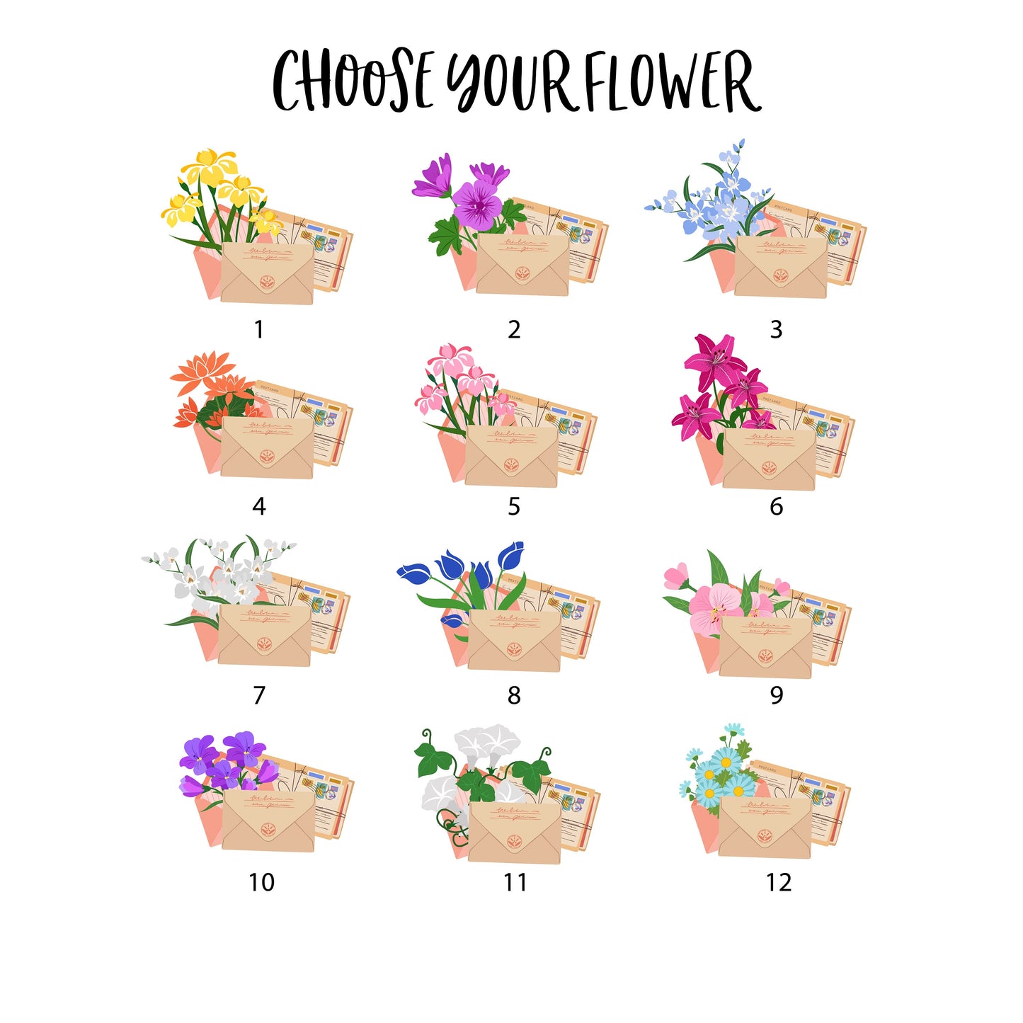 Custom Flower Tote Bag, Personalized Canvas Tote Bag, Flower Tote Bag, Custom Gift, Birthday Gift, Mothers Day Gift, Custom Tote Bag