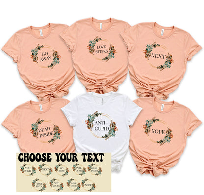 Galentine's Day Funny Matching Shirts, Girl Gang T-Shirts, February 13 Female Friendships Day, Bff Day, Galentine Party, Gift for Her