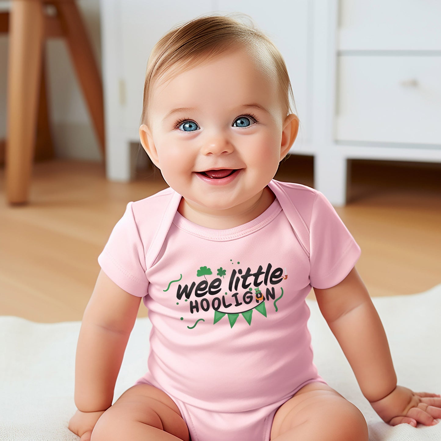 Wee Little Hooligan St.Patricks Day Shirt, Shamrock T-Shirt, Irish Day Gift, Irish Day Kids Gift, Toddler T-Shirt, Gift for Kids