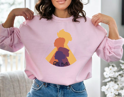 Grl Pwr Sweatshirt, Feminist Gift, Gift for Her, Girl Power Hoodie, Mother's Day Gift, Women's Day Sweatshirt, Feminist Quote Design