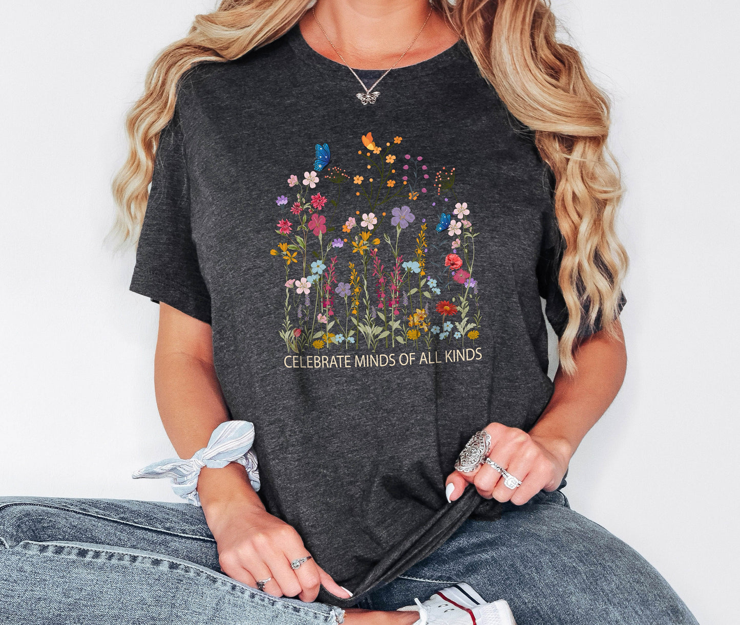 Celebrate Minds of All Kinds Shirt, Teacher Gift, Special Education, Autism Awareness, Autism Acceptance Gift, SPED Teacher Gift, Kids Shirt