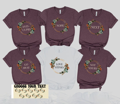 Galentine's Day Funny Matching Shirts, Girl Gang T-Shirts, February 13 Female Friendships Day, Bff Day, Galentine Party, Gift for Her