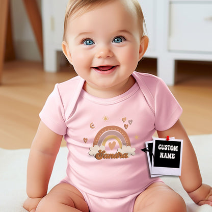 Custom Girl Name Shirt, Personalization Gift, Birthday Shirt, Custom T-Shirt, Valentine Day Gift, Rainbow Custom Gift, Gift for Her