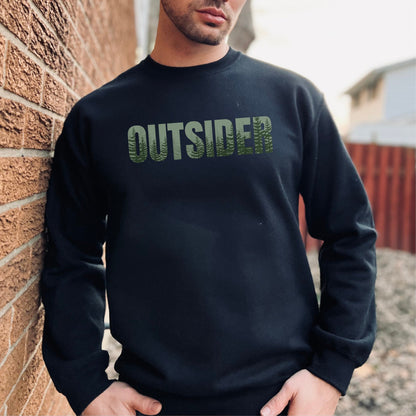 Outsider Sweatshirt, Outsider Life, Forest Sweatshirt, Gift for Him, Mountain Sweatshirt, Nature Hoodie, Outdoor Sweatshirt, Hiking Shirt