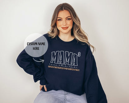 Custom Mama Sweatshirt, Custom Kid Names Sweatshirt, Gift For Mom, Mothers Day Gift, Gift For Her, Birthday Gift, Christmas Gift, Gigi Gift