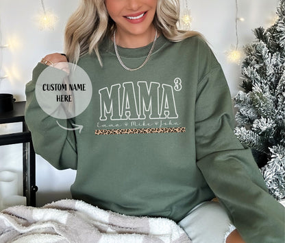 Custom Mama Sweatshirt, Custom Kid Names Sweatshirt, Gift For Mom, Mothers Day Gift, Gift For Her, Birthday Gift, Christmas Gift, Gigi Gift