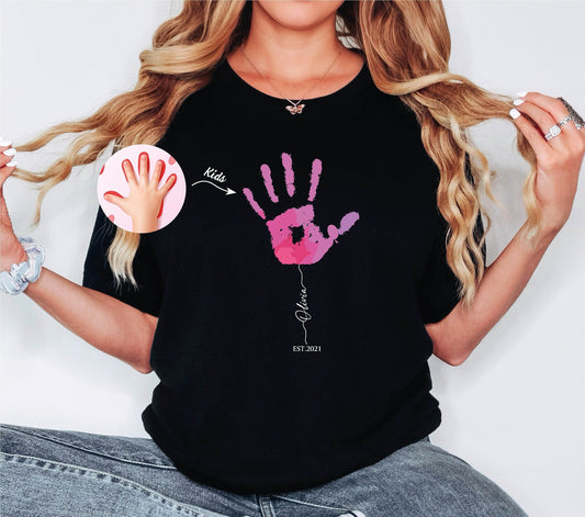 “Little Hands Keepsake Tee” - Grandparent’s Treasure, Customizable Family Love